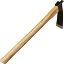 Kana Hoe 217 Japanese Garden Tool - Hand Hoe/Sickle is Perfect for Weeding and Cultivating. The Blade Edge is Very Sharp. (Beige-009)