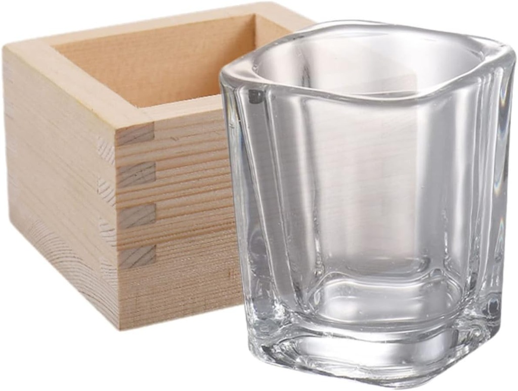 Japanese Sake Glasses Set Traditional Mermaid Wine Cup Cup Sake Mug Kit Wooden Box