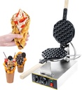 Bubble Waffle Machine, Commercial Waffle Iron, With Temperature Control Knob And Timing Button, Adjustable Temperature In 50℃-200℃, Time Adjustable 0-5min,One-head