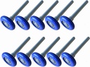 10 Pack Nylon Garage Door Roller, Quiet Garage Door Wheels Replacement, Silent Gate Rollers, High Load Sliding Door Rollers Replacement, Double Seals