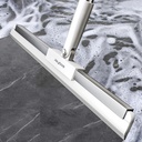 Rubber Squeegee Broom for Floor,62" Long Handle Window Squeegee, Silicone Pet Hair Remover,Magic Broom for Indoor Cleaning,Cleans Glass, Hair, fine dust, Liquids, Suitable for Smooth Floors, Rugs