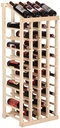 Kitchen Wine Cabinets 44 Bottles Wine Rack Free Standing Wine Display Stand Storage Shelf Beer Whisky Brandy Rack Solid Wood Grape Wine Cellar Wine Bar C