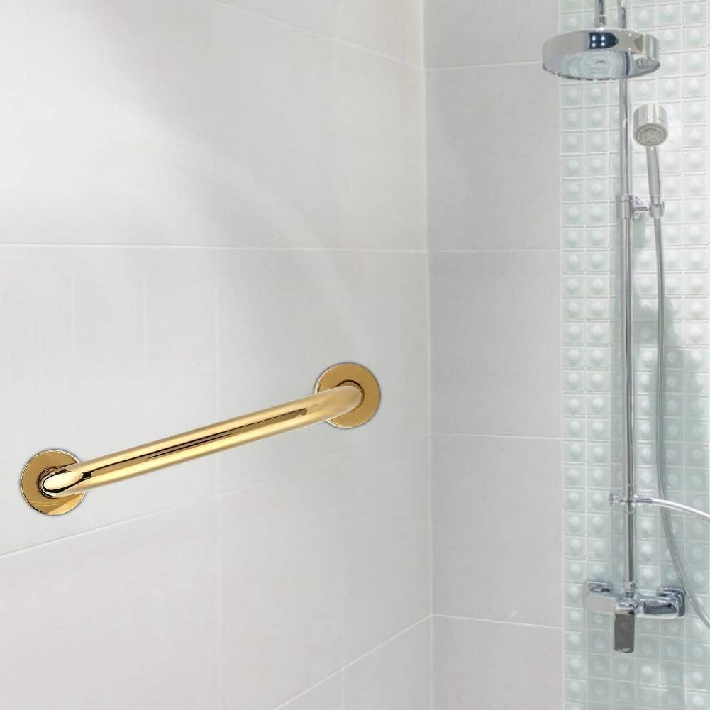 12 Inch Grab Bar, 1Pcs Brushed Gold Grab Bar Stainless Steel Shower Shower Handle for Elderly Gold Bathroom Safety