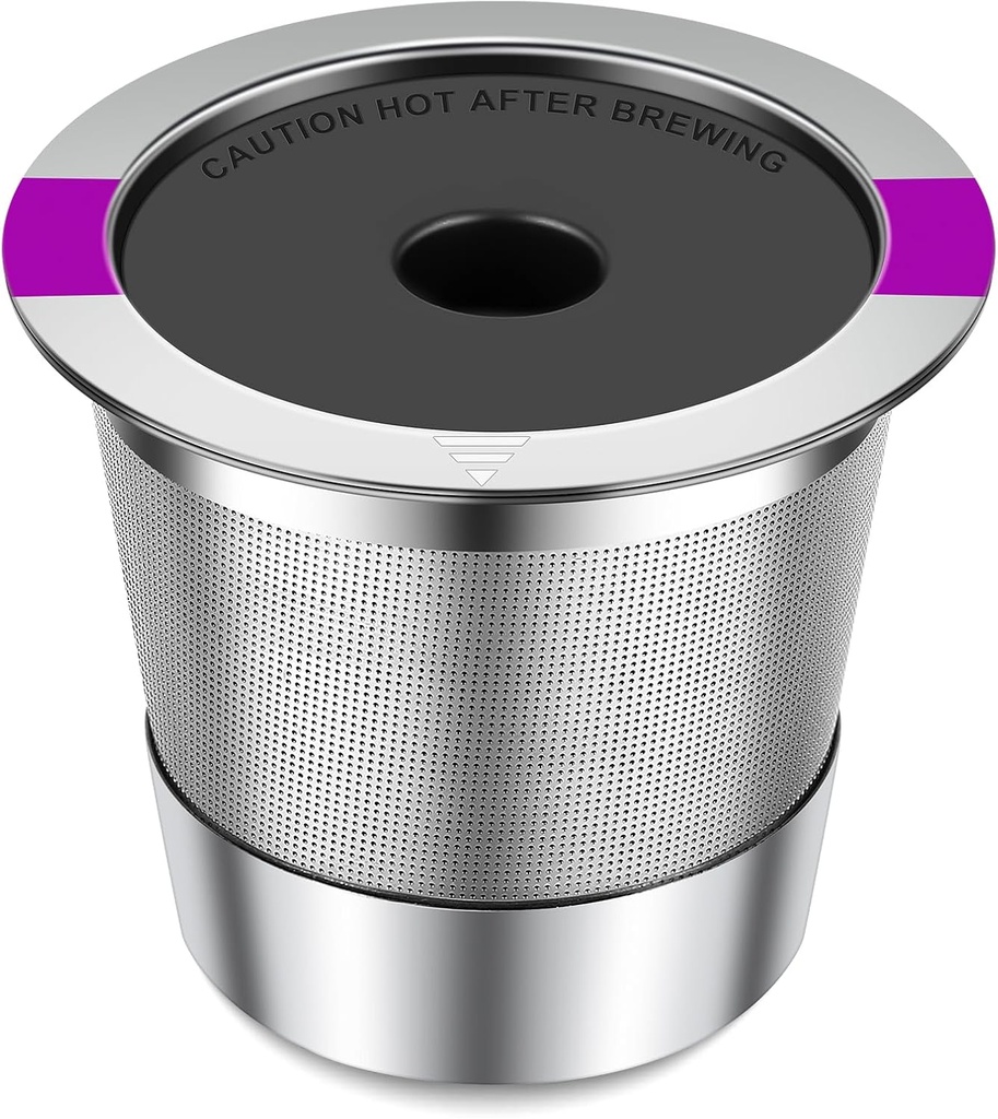 Reusable K Cups and Coffee Pods,Universal stainless steel k Cups for Keurig 2.0 and 1.0 Coffee Makers machine (1)