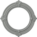 Ekena Millwork CM13BN Benson Ceiling Medallion, 13 1/8"OD x 8"ID x 5/8"P (Fits Canopies up to 8"), Factory Primed