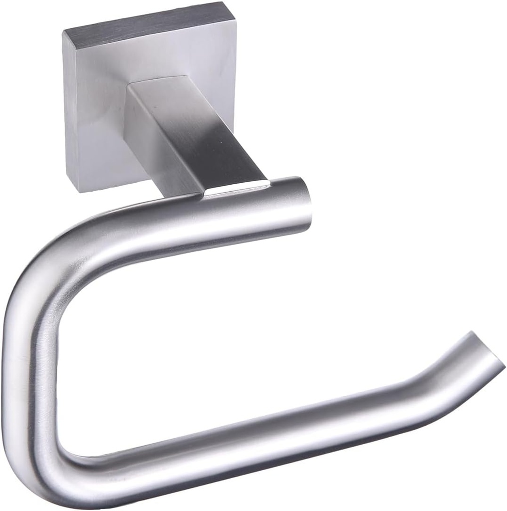 SUS304 Stainless Steel Toilet Paper Holder Wall Mounted Waterproof Toilet Roll Holder Durable and Stylish Toilet Tissue Paper Holder for Bathroom,Kitchen, Washroom (Brush Polished)