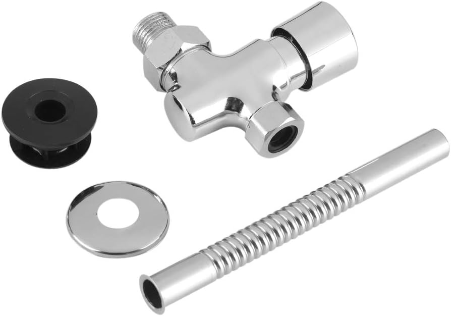 Urinal Flush Valve, Toilet Urinal Flush Valve Button Type Manual Delay Automatic Shutoff Button Type Manual Time-extended Shut-off Valve