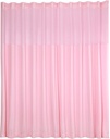Room Divider Curtain - Solid Color Room Divider Curtains for Ceiling Track Rod - Privacy Blackout Curtains for Bedroom Partition, Living Room - Privicy Grommet Curtain Panel (Pink, 9ft (W) x8ft (T))