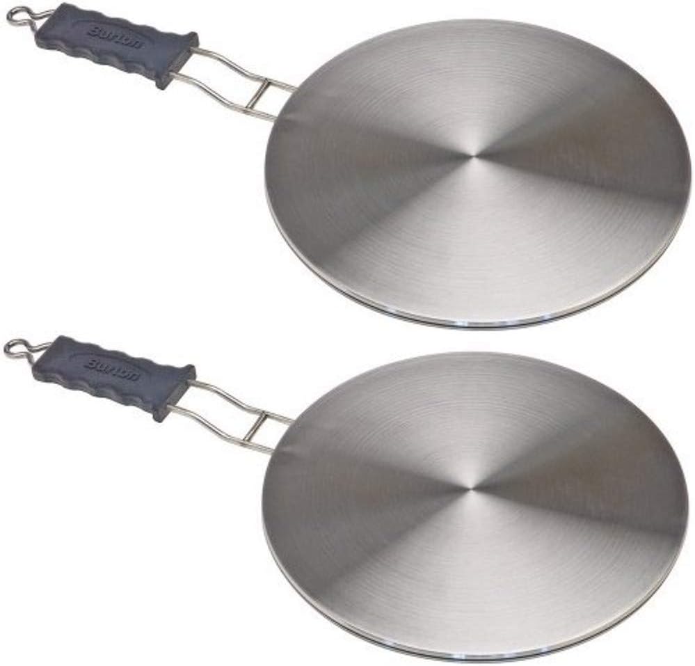Max Burton 6010 Induction Interface Disk with Heat-Proof Handle (Pack of 2), Works with Max Burton Induction Cooktops 6000, 6200, 6400, 6515, 6235 and any other Induction Cooktop of any Brand