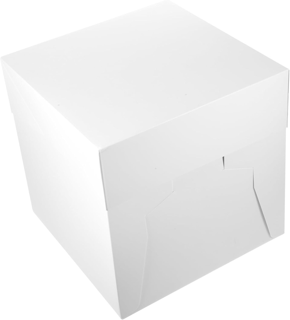 Birthday Cake Box Lid Folding Cake Container for Bakeries Parties and Home Use Easy to Assemble and