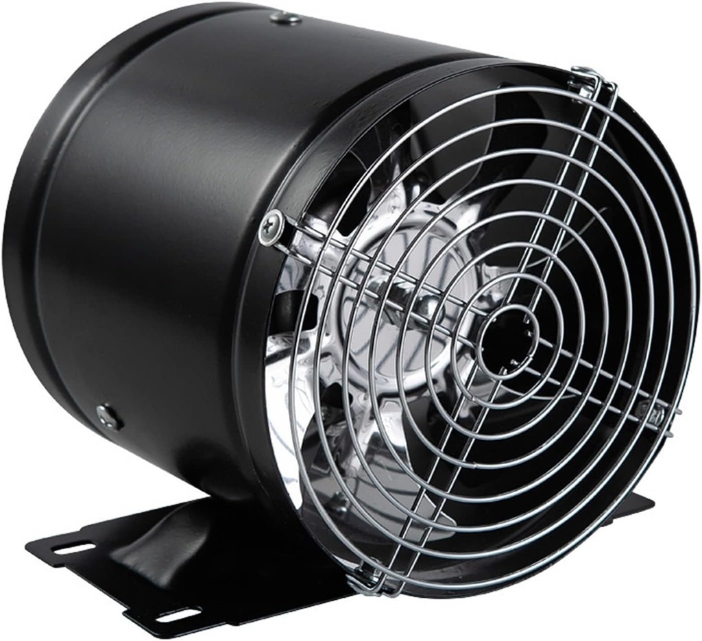 ventilation fan Window Duct Air Ventilation Blower with Mounting Base and Protection Mesh, 6/7/8 Inch Ventilator Booster Extractor for Toilet Kitchen Industrial Fan ventilating fan(Size:8inch)