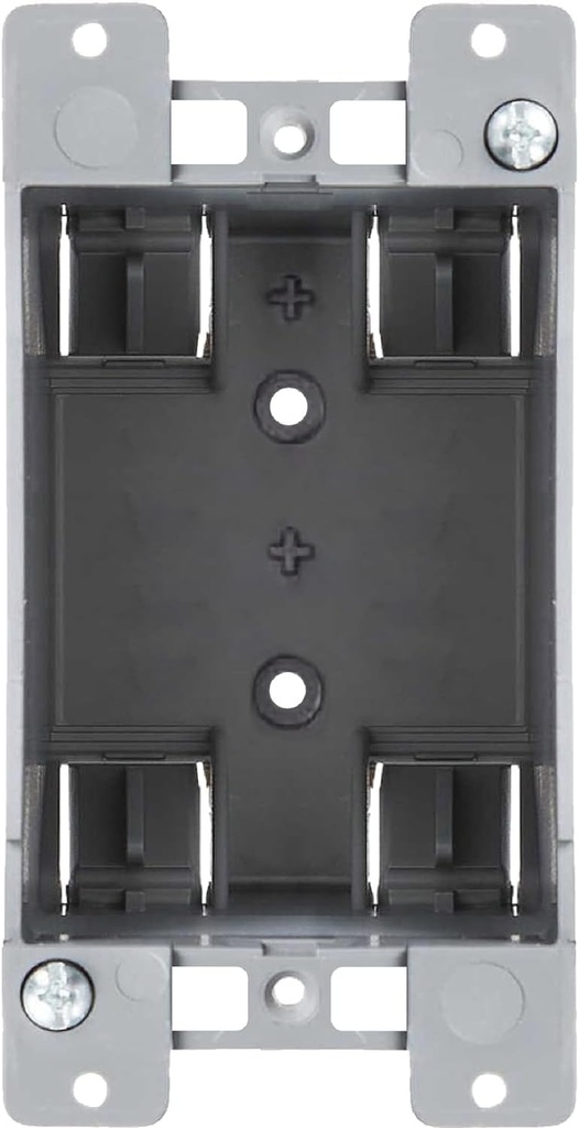 Newhouse Hardware 1-Gang PVC Old Work Electrical Outlet Box (3-Pack) | 14 cu. in. Plastic Junction Box for Switches, GFCI, or Duplex Receptacle Outlet | Old Work Electrical Box for Home Improvement