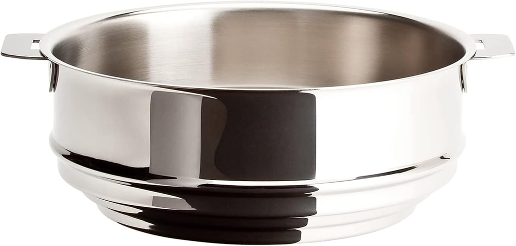 Cristel Multiply Stainless Steel 10 Inch Steamer Insert