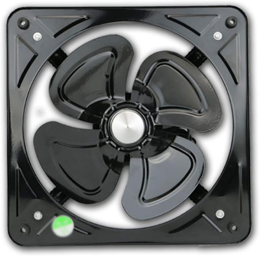 Black Exhaust Fan,Box Fan Quiet High Speed Air Ventilation Fan for Home Bathroom Kitchen Garage