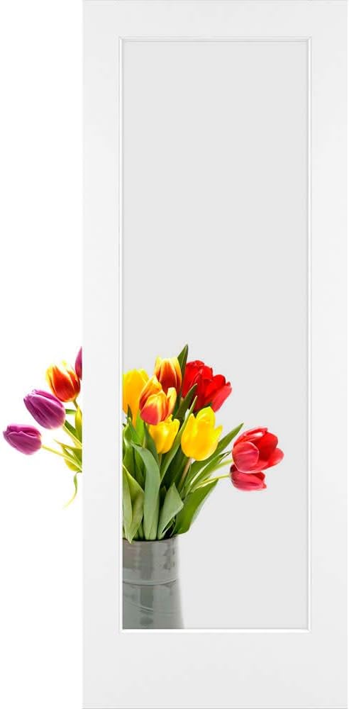1-Lite Clear Glass French Door, Primed, 24" x 80" x 1.375"