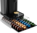Suitable for Nespresso Vertuo Pod Holder, Can Store 40 Vertuoline Pods, Clear Vertuo Pod Storage Drawer, Acrylic Coffee Pod Organizer, 15.1×10.6×2.7''(1 Tier)