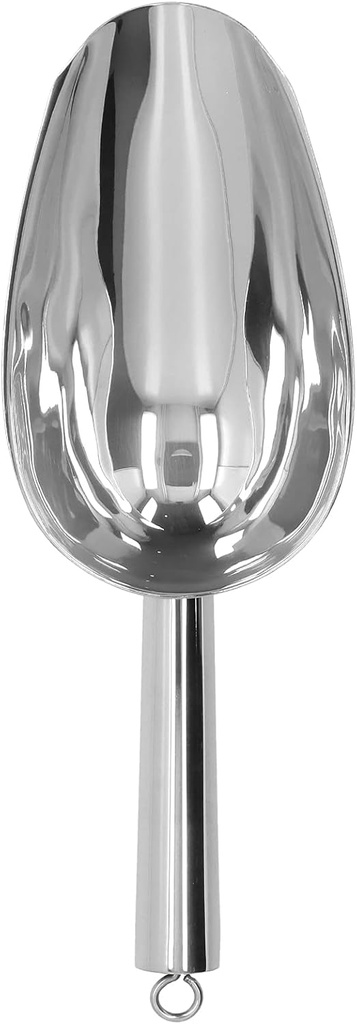 Kitchen Kitchen Tools, for Home Hotel Restaurant Stainless Steel U Shaped Ice Scooper Kitchen (Silver)