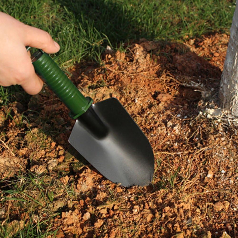 4PCS/Set Practical Garden Hand Tools Kit Plant Gardening Shovel Spade Rake Trowel Metal Head Gardening Garden Tools Supplies