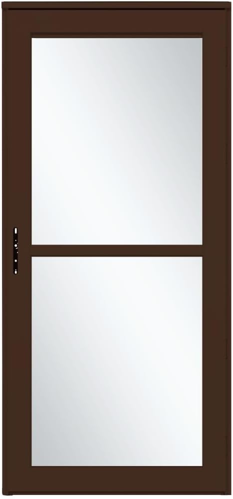 Platinum Retractable Screen Woodland 36-in. Right Hinge Storm Door