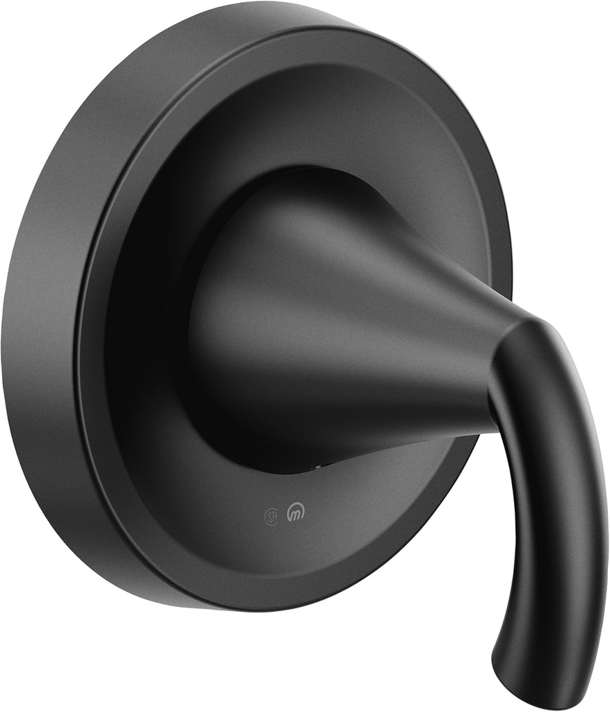 Moen UT2721BL Glyde 1-Handle M-CORE Transfer Trim Kit, Valve Required, Matte Black