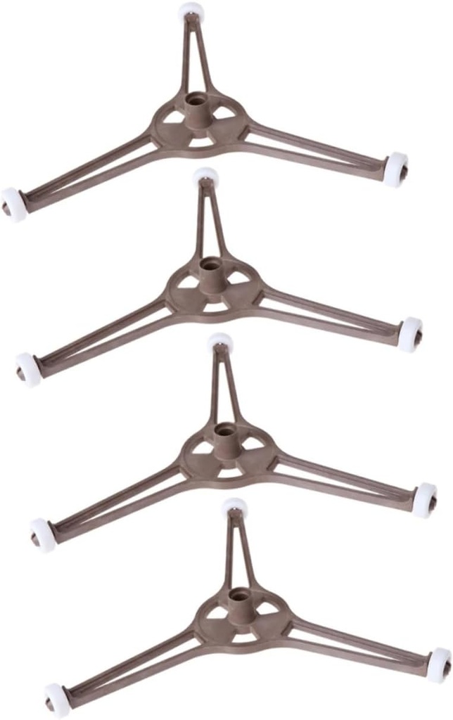 jojofuny 4Pcs Microwave Turntable Support Brackets Roller Guide for Glass Plates Convenient Replacement for Microwave Ovens High Performance Tripods