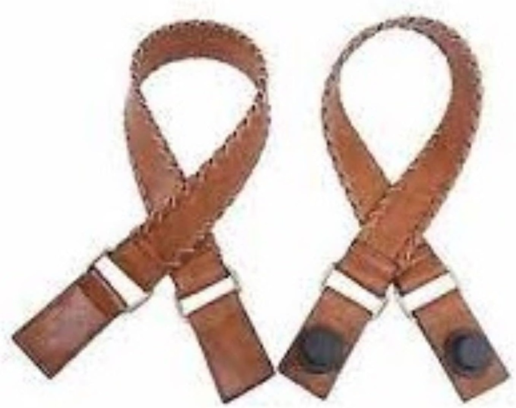 JEN & CO. Versa Tote Bag Straps - Purse Straps Replacement Whipstitch Strap Whipstitch Strap for Versa Tote Bag, Brown (VSTPWS-BR)