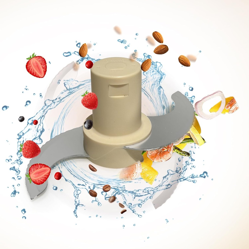 DLC-001TXB Main Stainless Steel Chopping Blade, Compatible with Cuisinart 14 Cup Food Processor, Replace for DFP-14BWN, DFP-14BCWNY, MP-14N, MP-14, etc