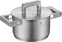 WMF Ultimate Cool Cooking Pot Small 16 cm, Stainless Steel Lid, Induction Casserole Pot 1.9 L, Matt Cromargan Stainless Steel, Heat-Reducing Handles, Induction Pot with Inner Scale, Dishwasher Safe