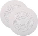 2 Pack Drain Hair Catcher Durable Silicone Hair Stopper Shower Drain Covers Easy to Install and Clean Suit for Bathroom Bathtub and Kitchen （White）