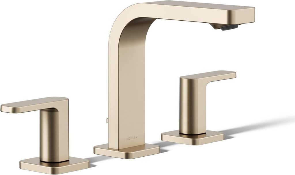 Kohler 23484-4-BV Parallel® Widespread Bathroom Sink Faucet, 1.2 gpm, Vibrant Brushed Bronze