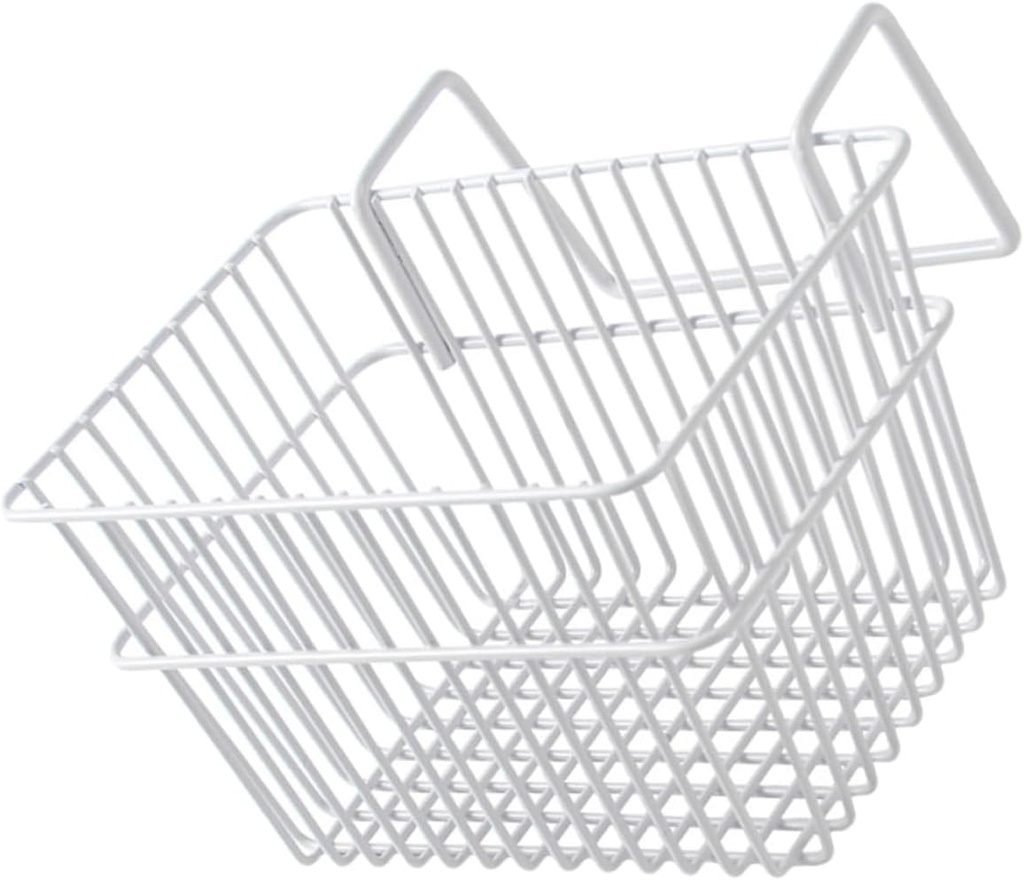 Cabilock Multifunctional Metal Wire Storage Basket for Kitchen and Office Organization Easy to Install Hanging Shelf Capacity for Design