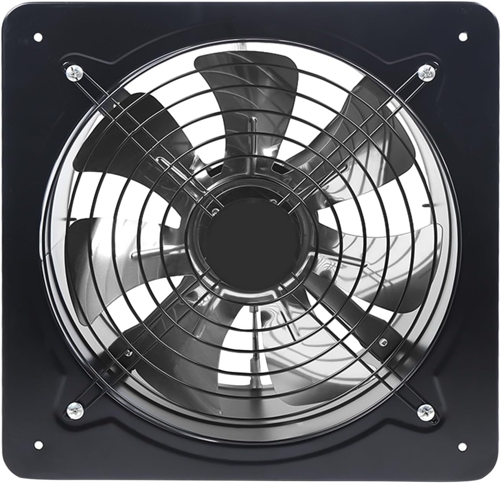 Explosion Proof Fan 12 Inch Industrial Ventilation Extractor Fan Utility Blower Fans, Spray Booth Paint Fumes Exhaust Flow Axial Fans,125W 2800r/min (12 inch)
