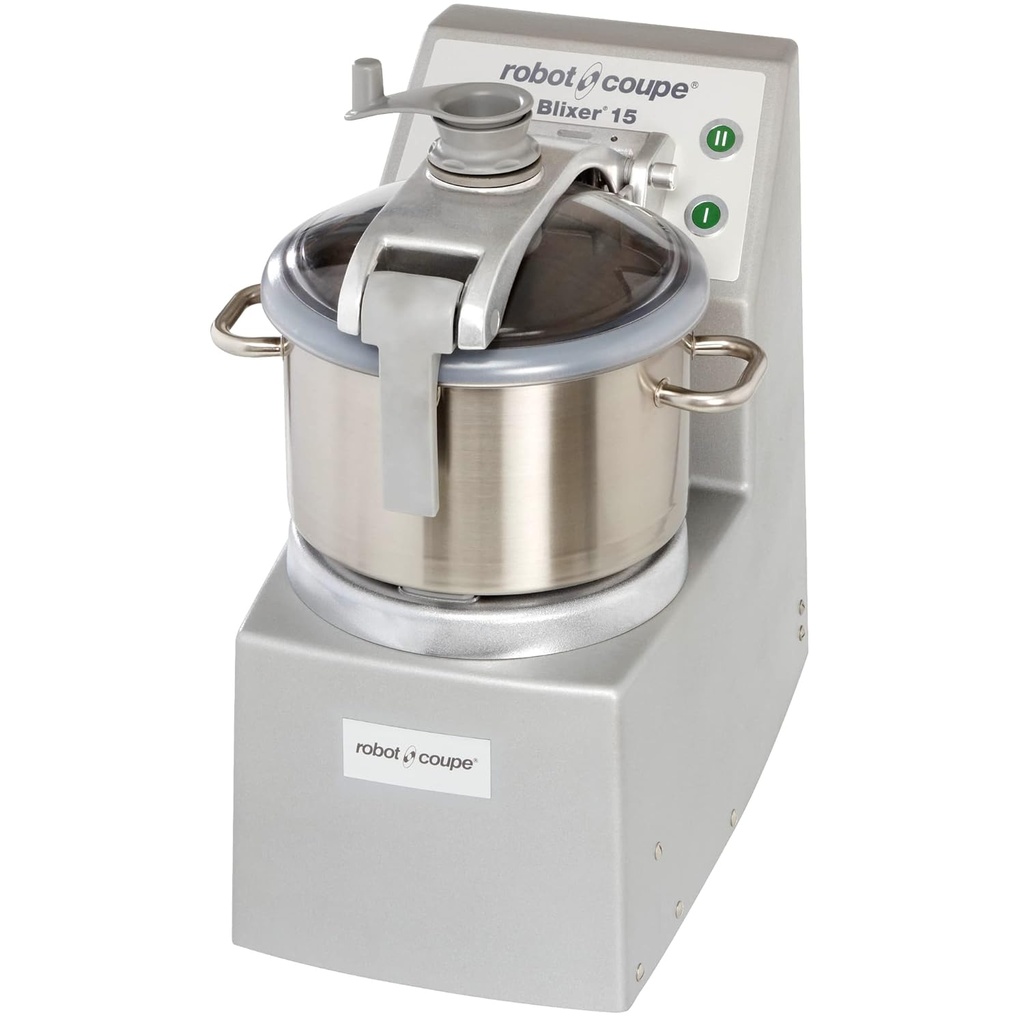 Robot Coupe BLIXER15 15-Liter Commercial Vertical Blender/Mixer Food Processor with Two Speeds, Stainless Steel