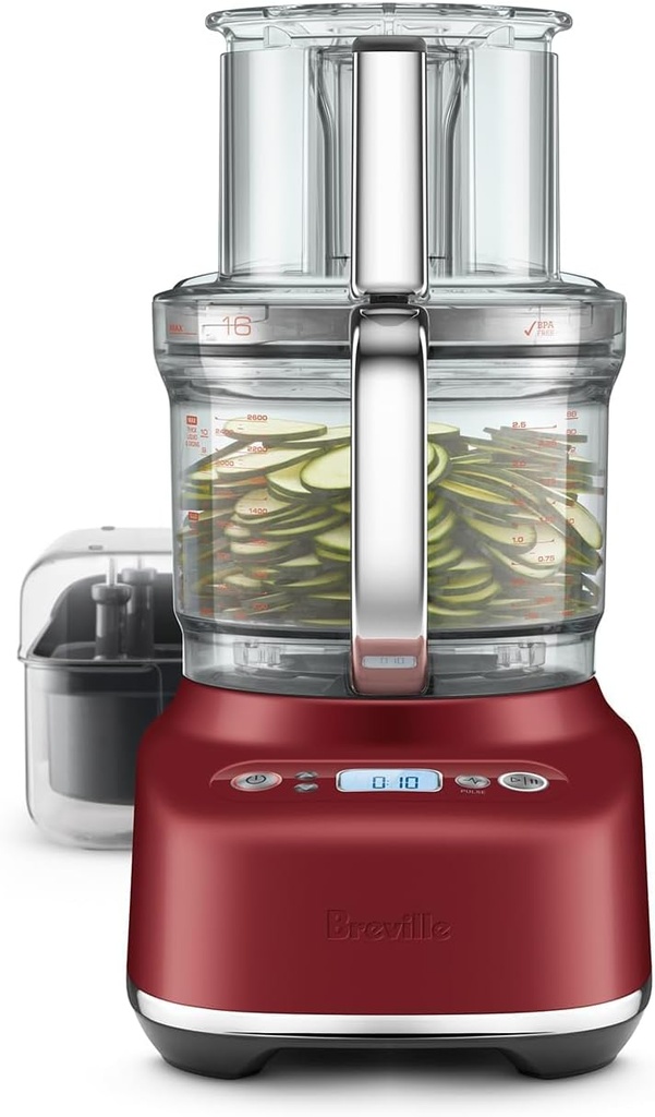 Breville BFP810 Sous Chef 16 Cup Food Processor, Large, Red Velvet Cake