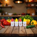 4Pcs Mini Ketchup Bottle for Bento Box Accessories, Mini Condiment Squeeze Bottles, Portable Honey Sauce Salad Dressing Dispensers Jars Containers Dinnerware(ZS280)