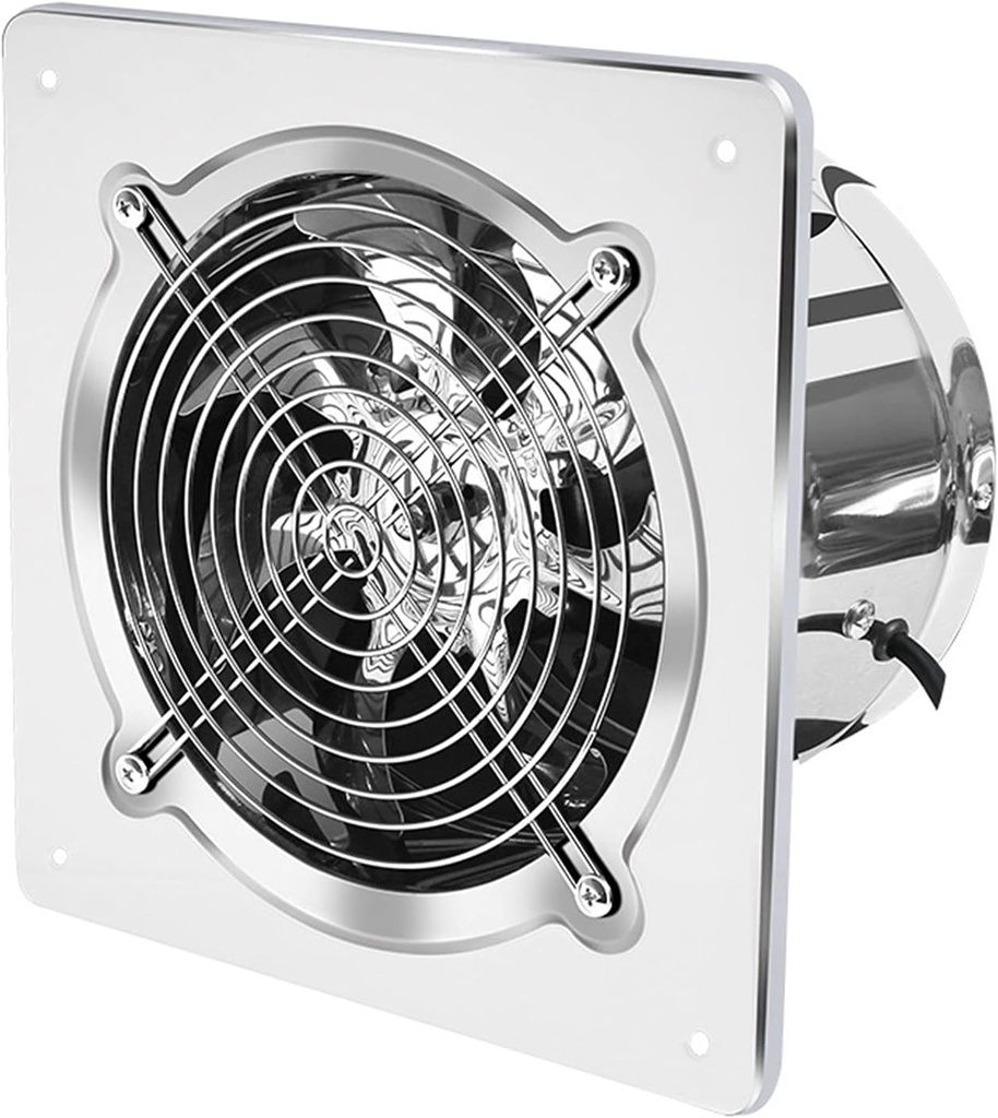 Extractor Extractor Extractor Exhaust Fan Ventilation Line Fan for Bathroom Toilet Kitchen Wall Window Stainless Steel Ventilation Duct Fan Bathroom Fan (Size : 7 Inches)