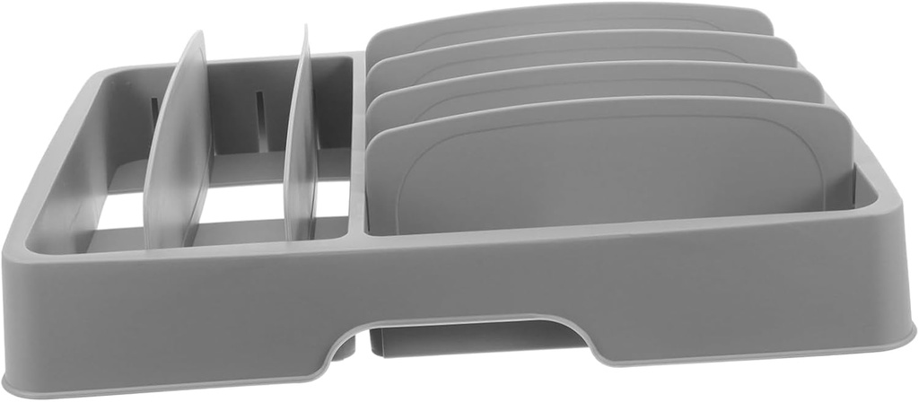 Mikinona Flexible Cutlery Organizer Storage Container Utensil Holder for Kitchen Design to Reduce Clutter and Use for Silverware Accessories and Items