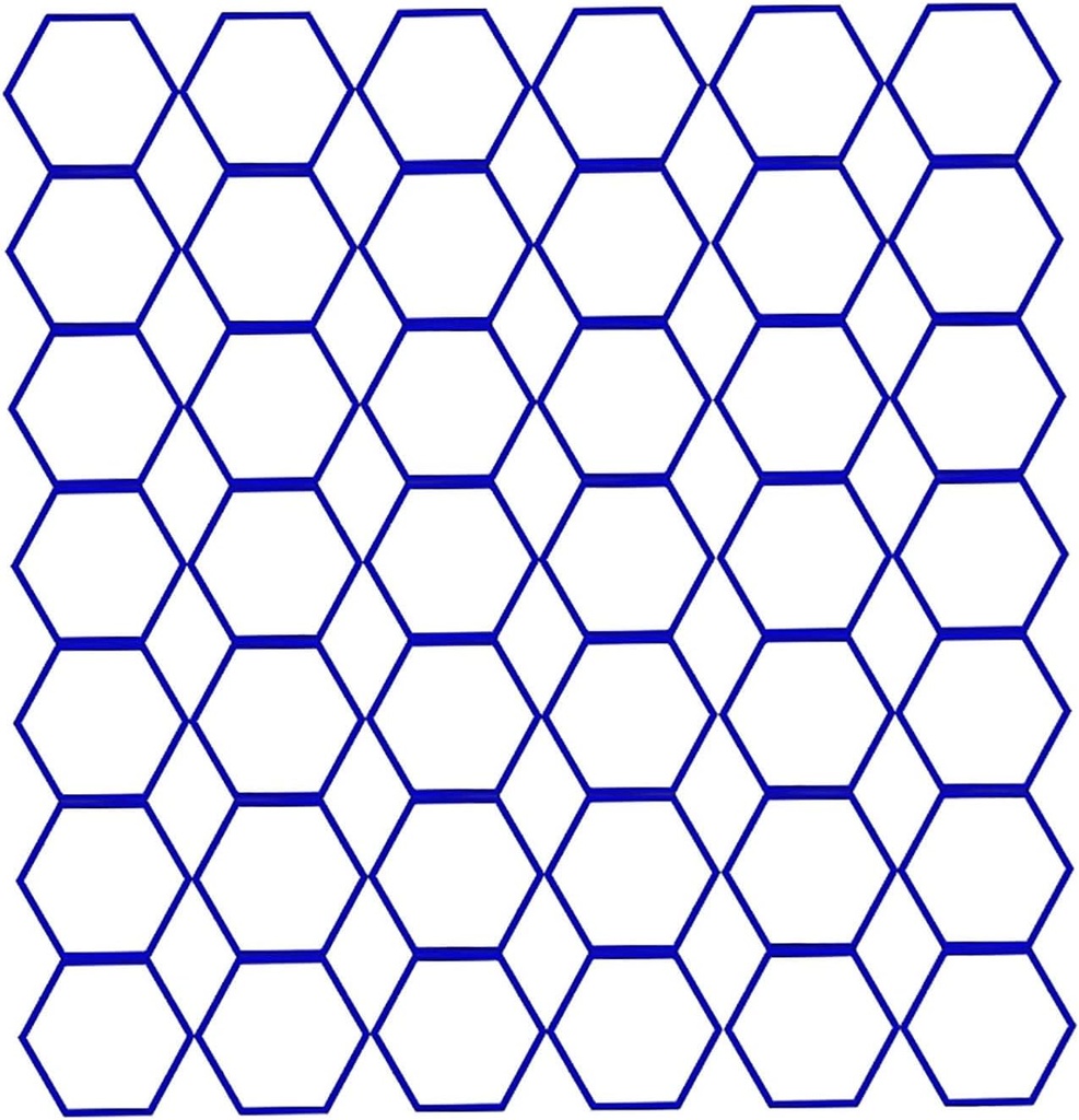 LED Light Iron Bar Liquor Bottle Display Shelf with Hexagon Design Wall Wine Rack for Kitchen Bar Restaurant Wine Cellar and Living Room Large Size (225x20x280cm)