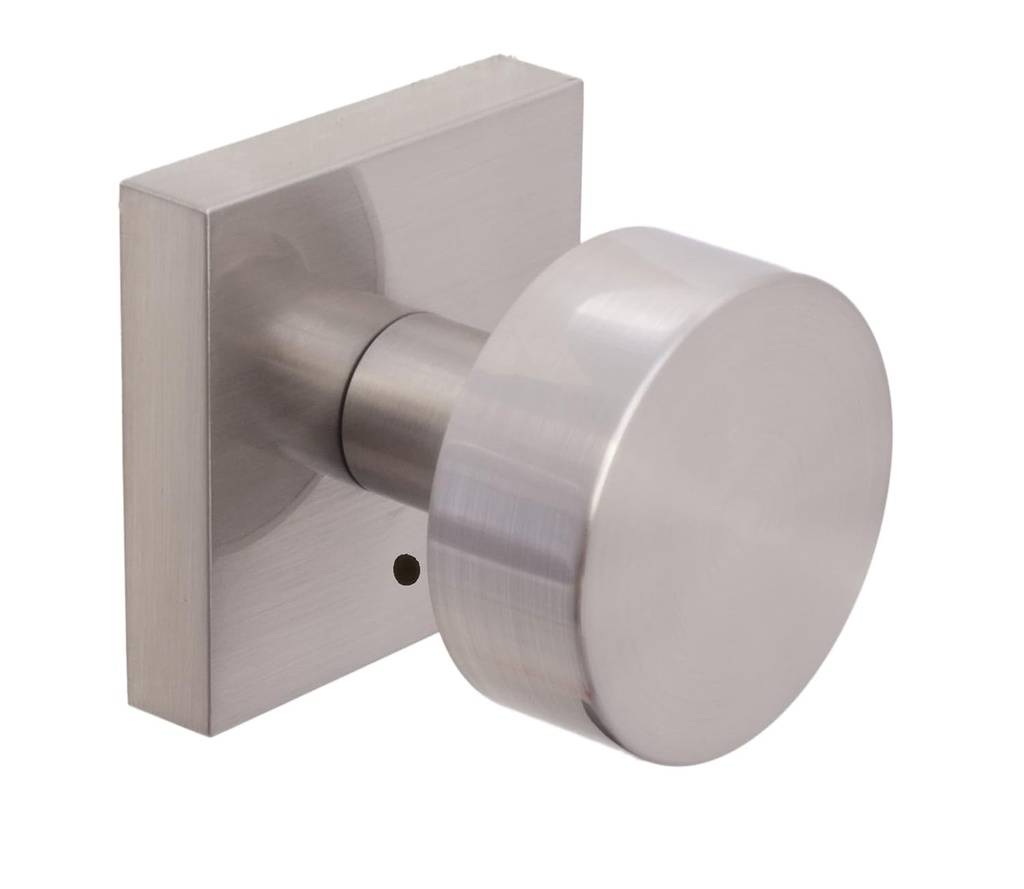 Weslock 007104N4NFR20 Mesa Knob Privacy Lock with Adjustable Latch and Full Lip Strike Satin Nickel Finish