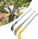 9-Inch Outdoor Portable Hand Saw, Flexaza Outdoor Portable Hand Saw, Household Garden Small Hand Saw, Durable Three Blade Toothed Steel Mini Hand Saw For Trimming, Survival, Outdoor, Gardening (3 Pcs)