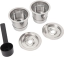 Pwshymi 2PCS Reusable Coffee Pod, Stainless Steel Refillable Coffeee Capsule, Easy to, Mesh Filter Design for Single Serve Coffee Makers