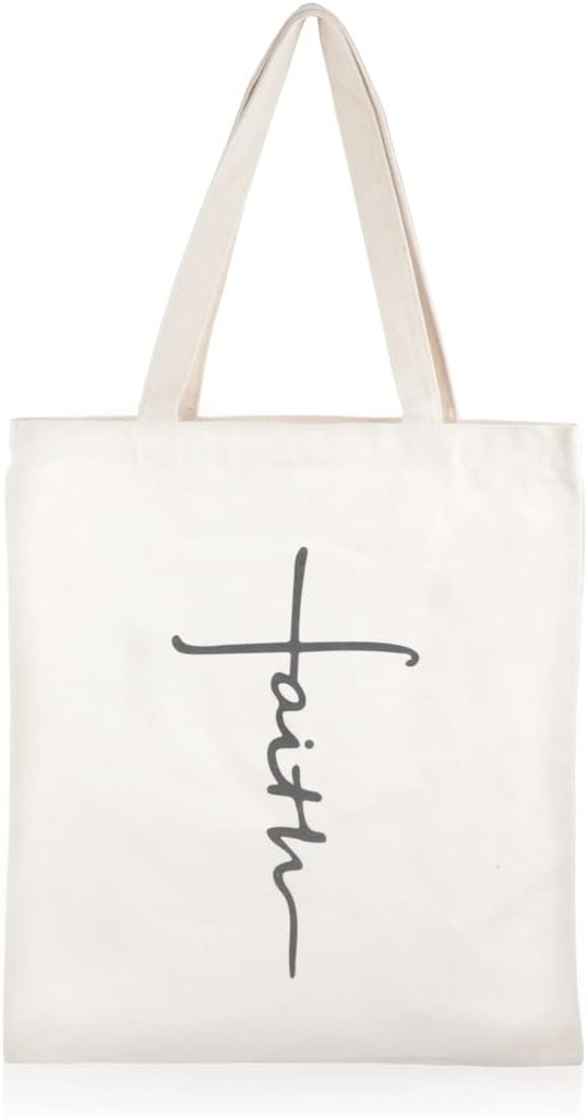 RIAH FASHION Versatile Fun Graphic Print Fabric Eco Shopper Beach Tote - Cute Reusable Shoulder Canvas Bag, Inspirational