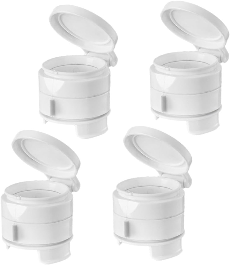 Cabilock 4pcs Food Bag Sealing Clips with Pour Spout for Snacks and Storage Lightweight and Food Preservation Clips for Kitchen and Travel