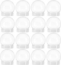 Gadpiparty 20pcs Clear Storage Jars with Lids Reusable Airtight Candy and Cookie Containers for Kitchen Organization for Dry Food Sweets and Items