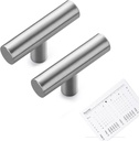 Ravinte 10 Pack | 2" Cabinet Pulls Brushed Nickel Stainless Steel Kitchen Cupboard Drawer Pulls Cabinet Handles 2 Inch Length with Mounting