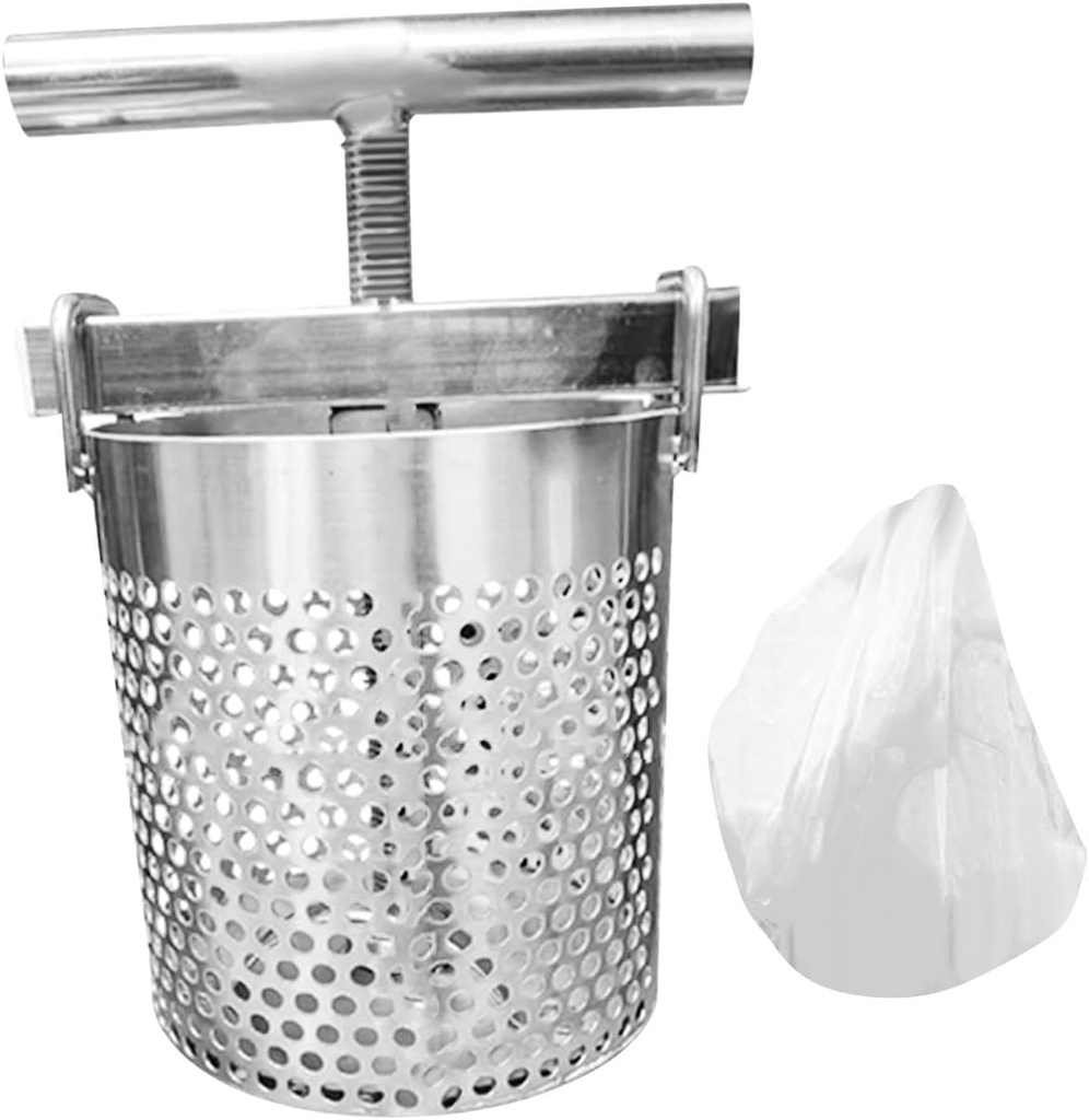 Vegetable Stuffing Squeezer Juice Maker Kitchen Tools Multipurpose Hand Juicer Dumpling Filling Press for Restaurant Home, 1.9L