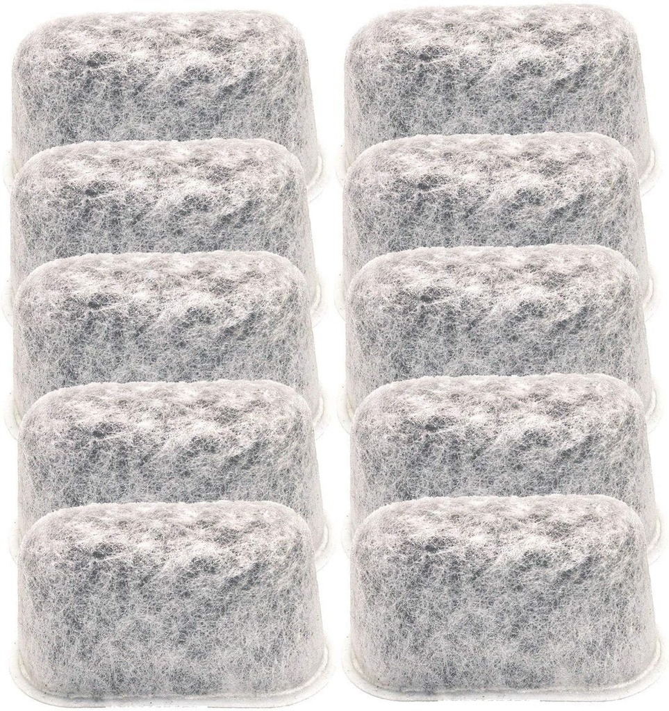 Blendin 10 Pack Replacement Charcoal Coffeemaker Water Filters, Fits Cuisinart DCC-RWF1 Coffee Makers