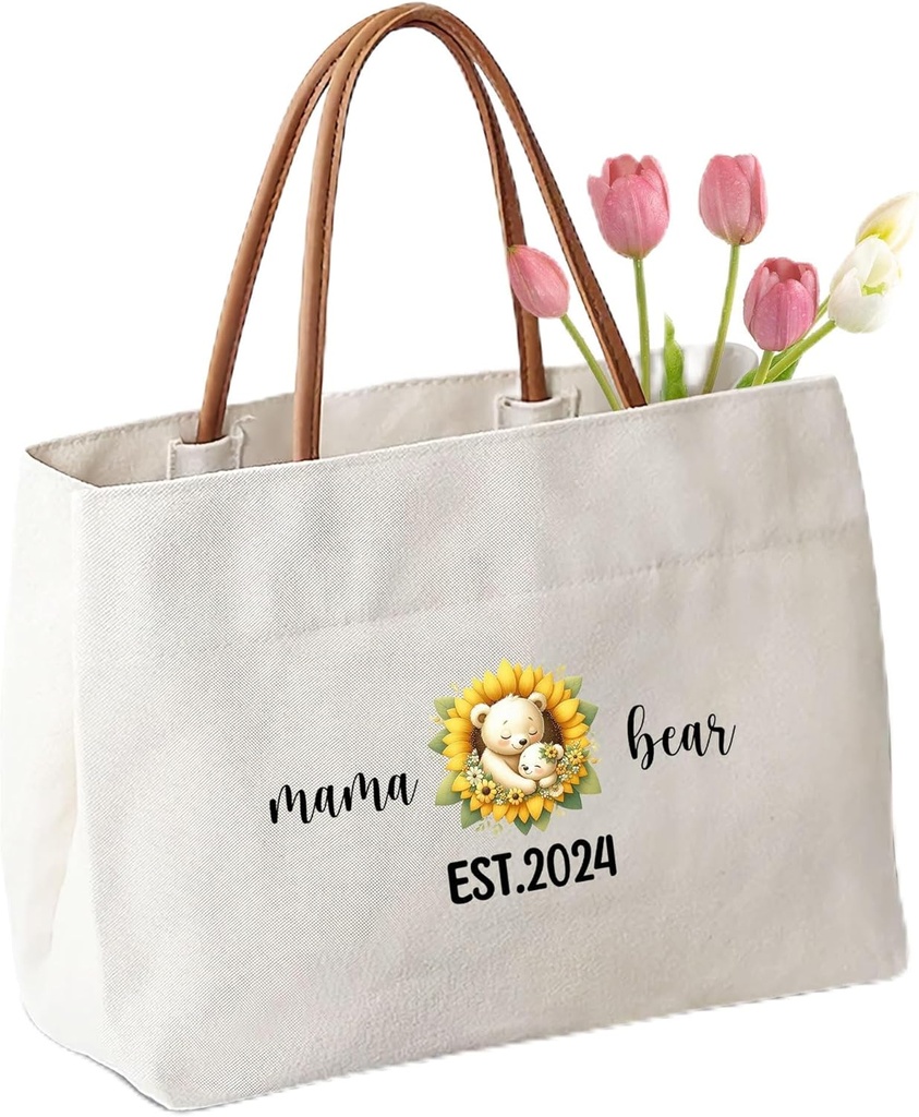 Mama Tote Bag for Picnic, Grocery, Game Day, Travel