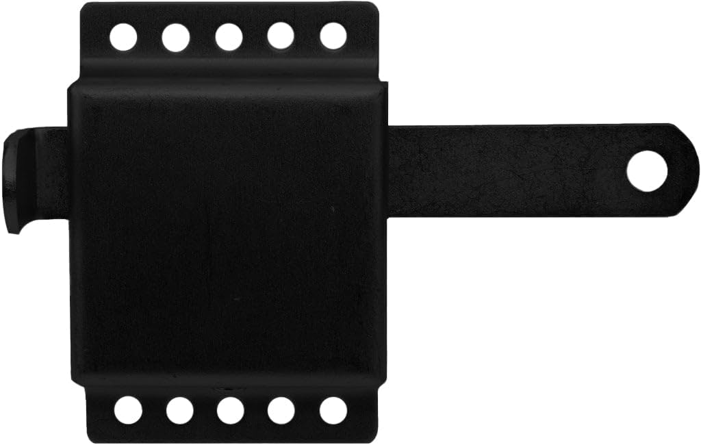 Garage Door Adjustable Slide Lock in Black Powder-Coated