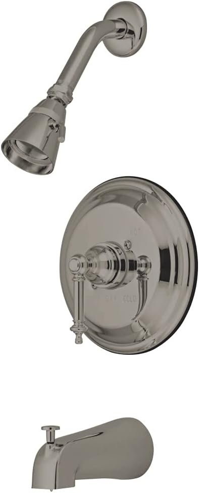 Kingston Brass KB2638TL Templeton Tub & Shower Faucet, Brushed Nickel